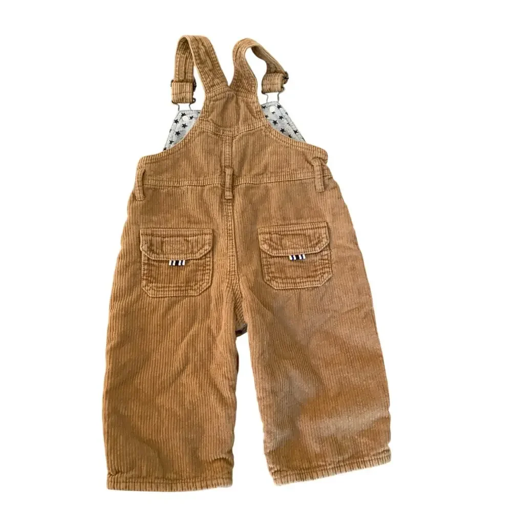Baby‎ Boden Tan Corduroy Overalls size 12-18mo